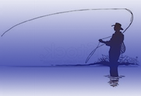 fly-fisherman casting